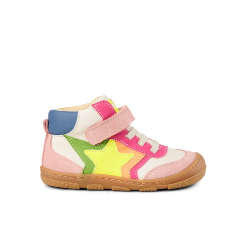 Koel Kris Wide Pink brede barefoot kinderschoen
