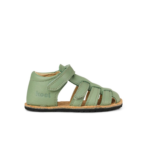 Koel Arin Nappa Olive barefoot sandaal kind