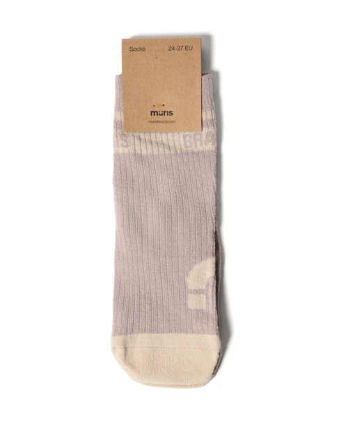 Striped Socks Mini Malva