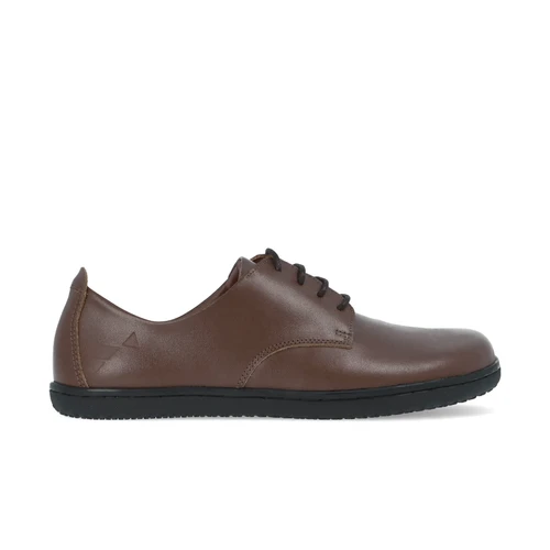 Angles Chronos 2.0 Brown leren barefoot veterschoen