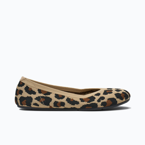 Xero Shoes Phoenix Knit Women Leopard barefoot ballerina
