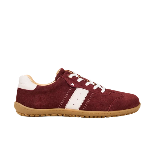 Koel Ilo Suede 3.0 Bordo White barefoot sneaker
