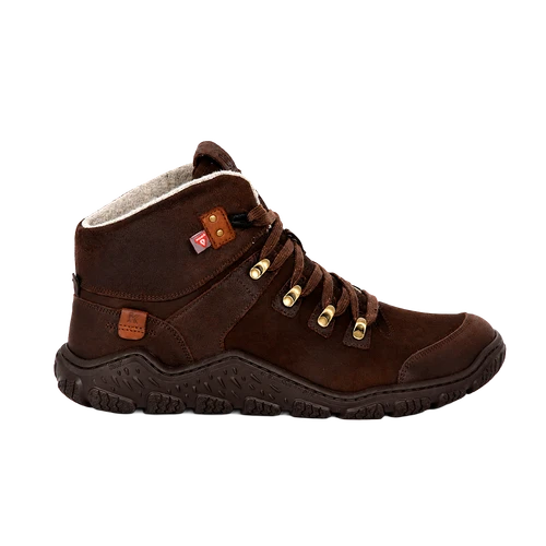 Koel Robo 2.0 Merino Brown barefoot winterschoen heren