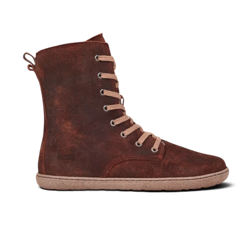 Koel Faro Cloud Wool Bordo hoge barefoot winterlaars dames