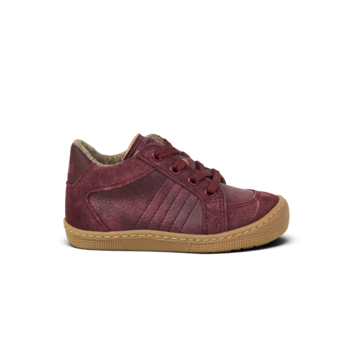 Koel Dion Wool Bordo barefoot babyschoen