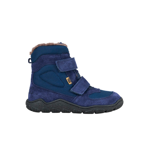 Koel Ryn Wool Tex Navy barefoot winterboot dames
