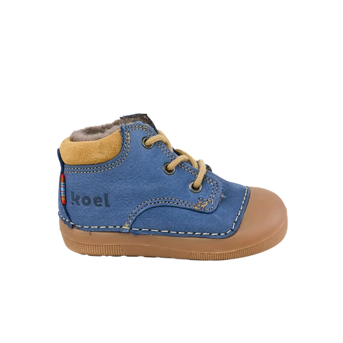 Koel Ava Leather Wool Jeans barefoot babyschoen