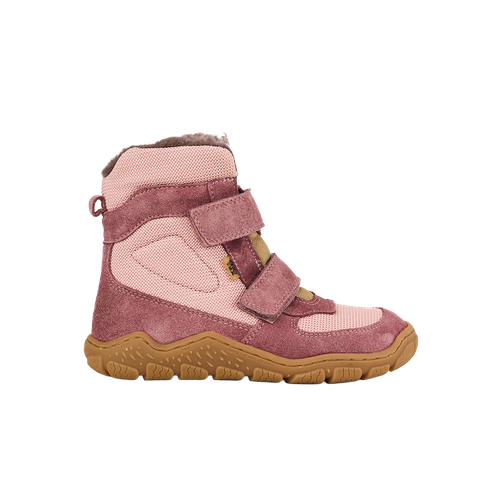 Koel Ryn Wool Tex Old Pink barefoot winterboot dames