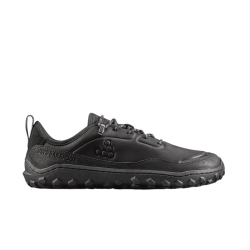 Vivobarefoot Tracker Leather AT Low II Ladies Obsidian barefoot bergschoen