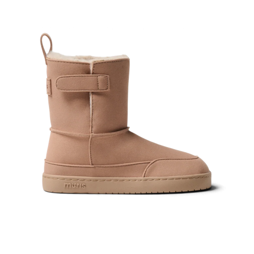 Muris Siberia Junior Dusty Pink vegan barefoot winterschoen kind