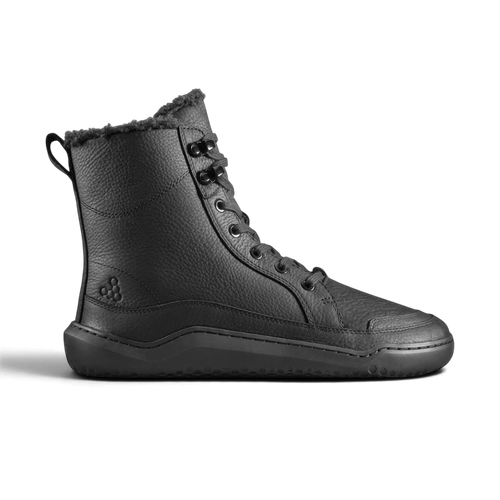 Vivobarefoot Gobi Boot II Warmlined Men Obsidian barefoot winterschoen heren