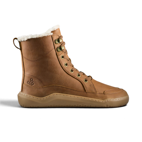Vivobarefoot Gobi Boot II Warmlined Men Bark barefoot winterschoen heren