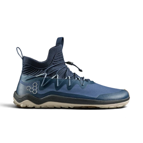 Vivobarefoot Primus Trail Flow Mid II Men Deep Ocean barefoot bergschoen