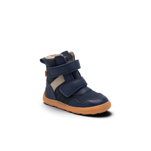 Bisgaard Timo Tex Navy waterdichte barefoot winterlaars kind