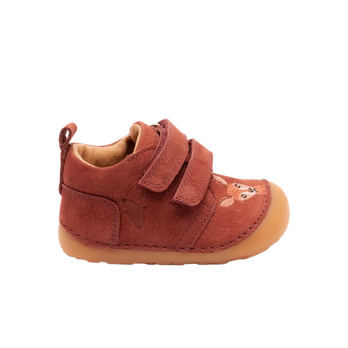 Bisgaard Carter Bordeaux barefoot babyschoen