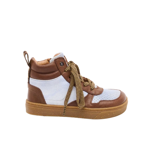 Bisgaard Lisva Blue leren barefoot sneaker kind