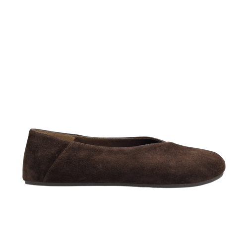 Groundies Curve Women Chocolate barefoot ballerina