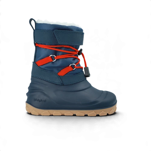 Blauwe barefoot winterlaars voor kinderen