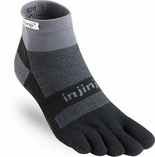 Run Midweight Mini-Crew Coolmax Black/Gray
