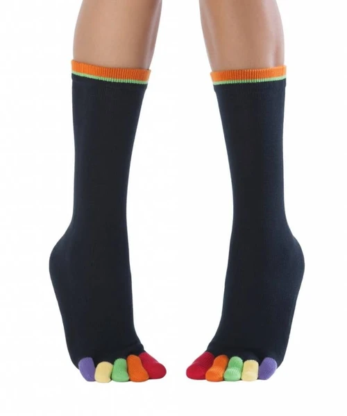 Rainbows Calf-Length Cotton Happy Toes