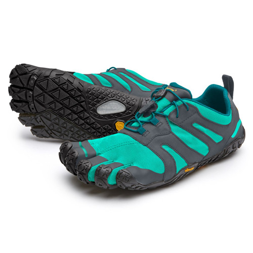 Vibram FiveFingers V-Trail 2.0 dames Blue Green barefoot trailschoen