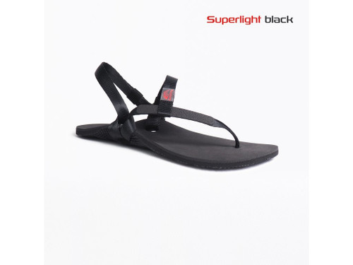 Bosky Superlight Black Y barefoot sandaal