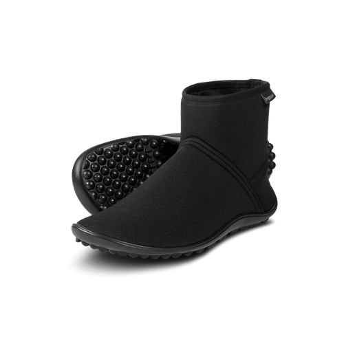 Leguano Thermo Zwart barefoot soklaars