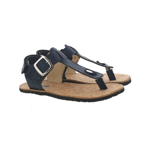 Koel Abriana Nappa Blue barefoot sandaal kind