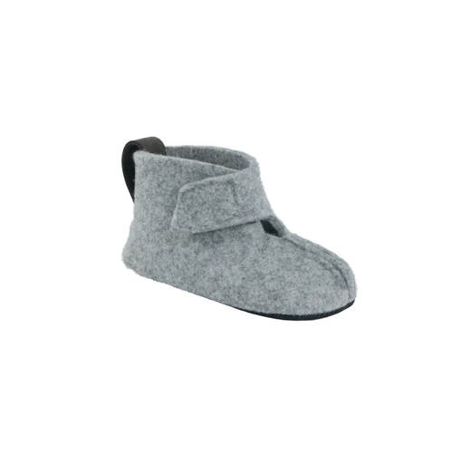Oma King Warm Slippers Kids Grey barefoot kinderschoen