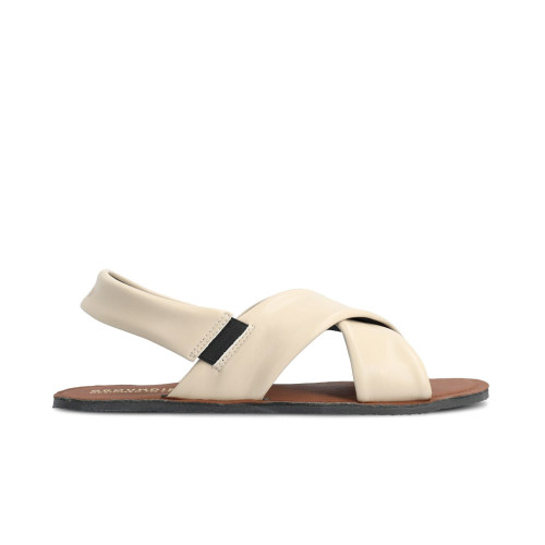 Groundies Verona Vegan barefoot sandaal in beige