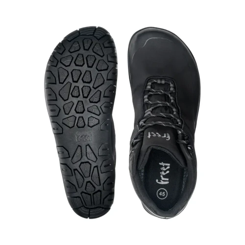 Freet Bootee 2 Black barefoot bergschoen detail 2