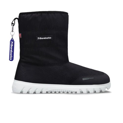 Barebarics Polar Stride Black vegan barefoot snowboot dames