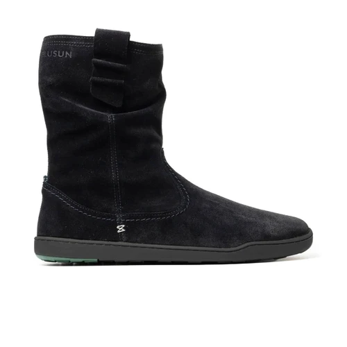 Blusun BLSN-400W Leather Women Black barefoot winterlaars dames