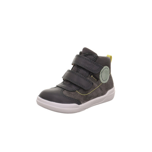 Superfit Superfree Grey/Light Green barefoot babyschoen