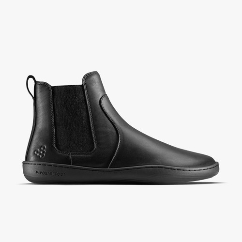 Vivobarefoot Sensus Chelsea Ladies Obsidian barefoot chelsea boot