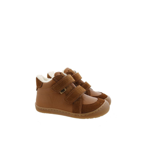 Koel Dimo Nappa Merino Cognac barefoot babyschoen