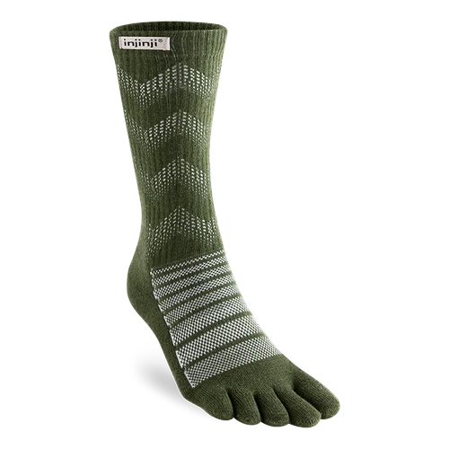 Injinji Outdoor Midweight Crew Wool Forest