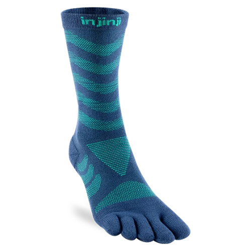 Womens Ultra Run Crew Coolmax Poseidon