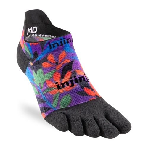 Spectrum Run Lightweight No-Show Coolmax Floral Tropical