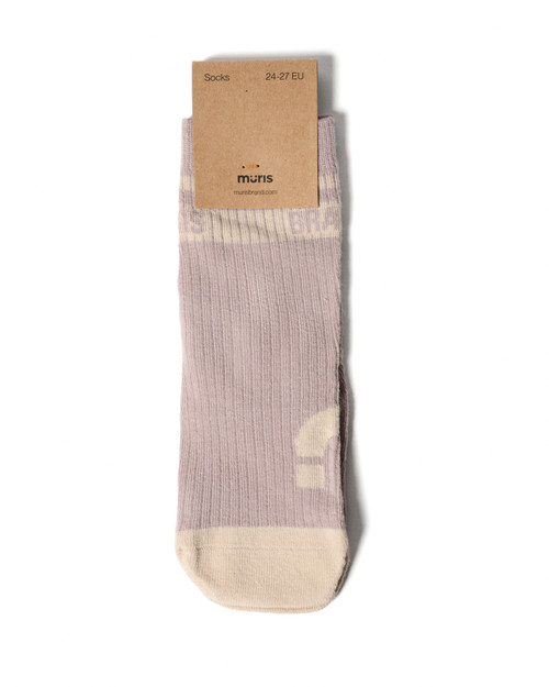 Striped Socks Mini Malva