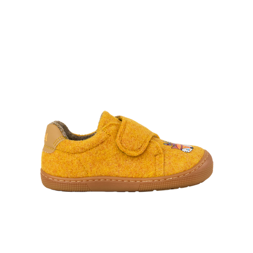 Dan Print Felt Yellow