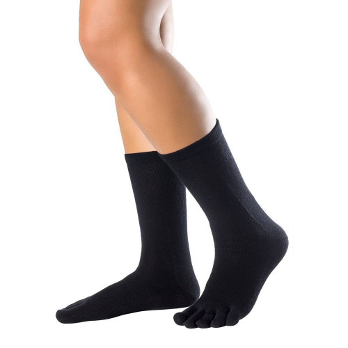 Everyday Cotton & Merino Melange, Black, halfhoog