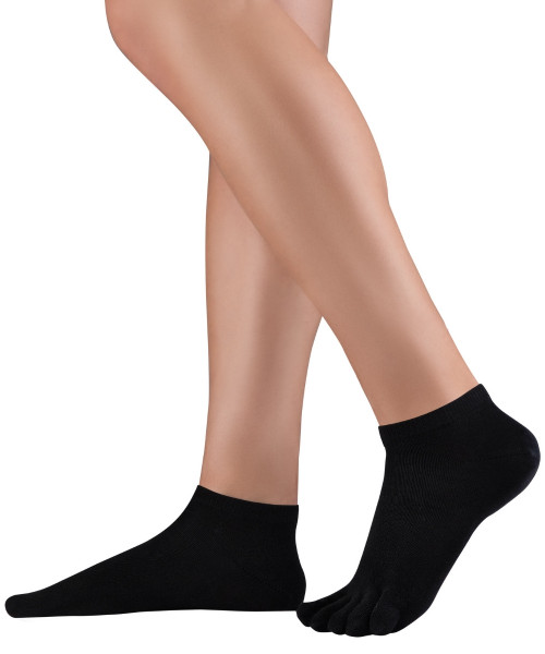 Dr. Foot Silver Protect Sneaker Black, katoen