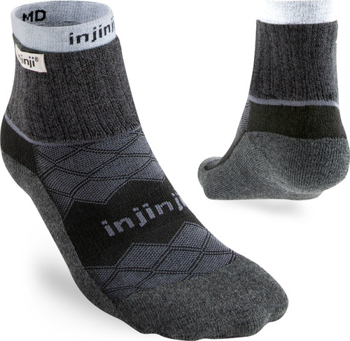 Mens Liner+Runner Mini-Crew Coolmax Black