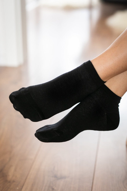 Barefoot Socks Low-Cut Black