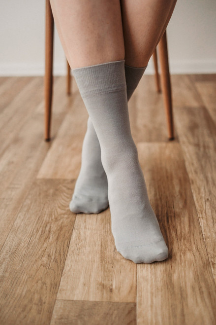 Barefoot Socks Crew Grey