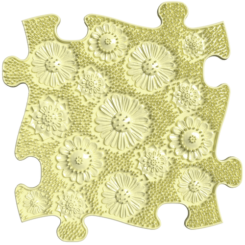 Orthopedic Mat - Meadow Soft, Yellow Pastel