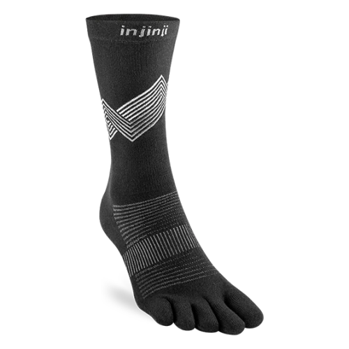 Run Lightweight Crew Coolmax Black