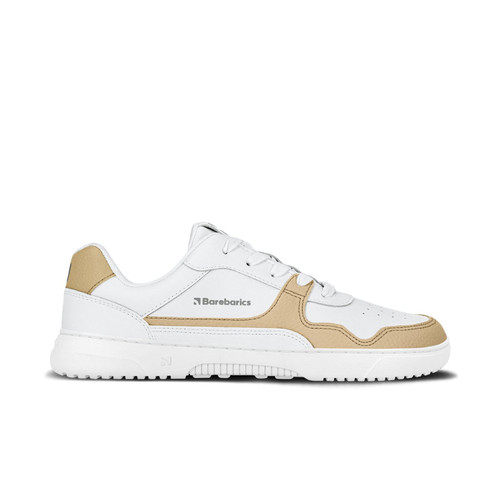 Zing Leather White & Cream