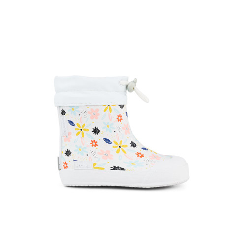 Wellie Bare Solid Toggle Flowers White